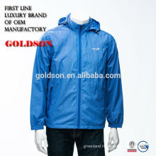 Men sports jacket with waterproof and softshell fabric